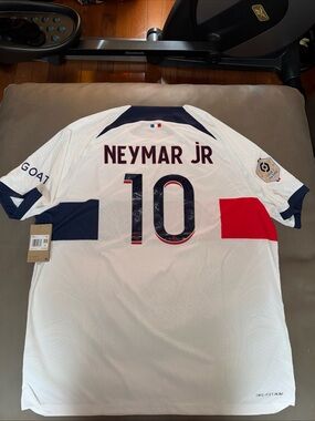 Neymar Jr. 10 PSG 23/24 Ligue 1 Away Vapor Match Issue ADV New With Tags XXL